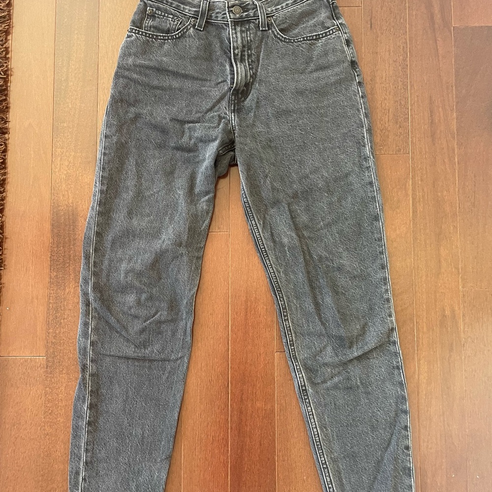 Women's Black 80s Mom Jeans